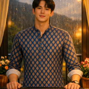 men's rayon casual kurta shirt