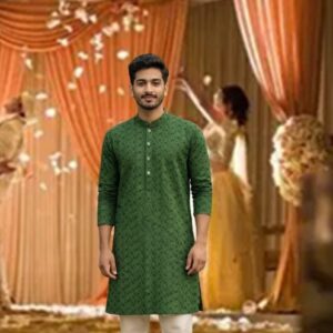 men's lucknow chikankari kurta