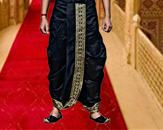 black dupion silk dhoti pant for men black dupion silk dhoti pant for men