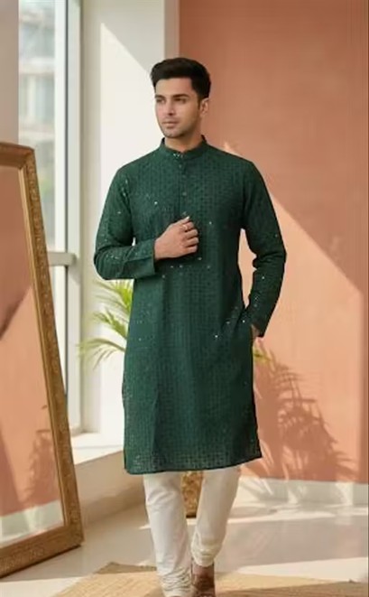 men's lucknow chikankari kurta men's lucknow chikankari kurta