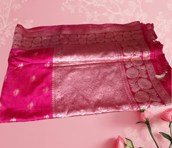 women's rose pink benarasi saree women's rose pink benarasi saree