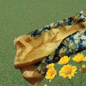 women's floral tussar saree