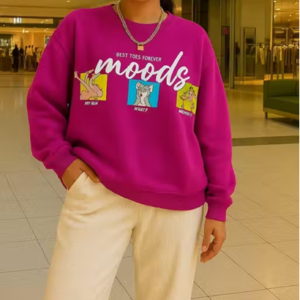 women's woolen plus size sweatshirt