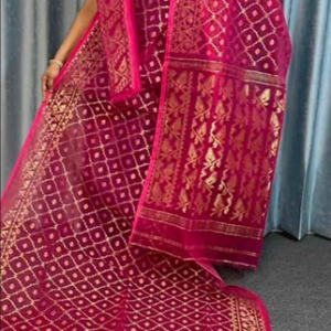 bengal muslin jamdani saree