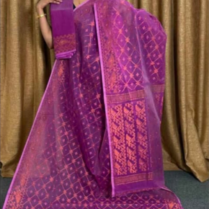 bengal muslin jamdani saree