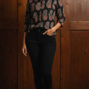 women's ajrakh printed oversized cotton shirts (copy)