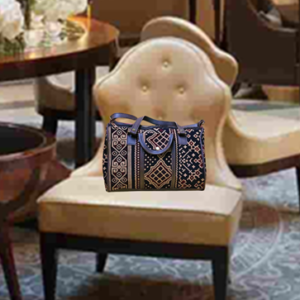 ajrakh printed duffle bags