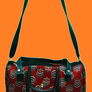 ajrakh printed duffle bags