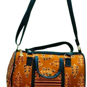 ajrakh printed duffle bags