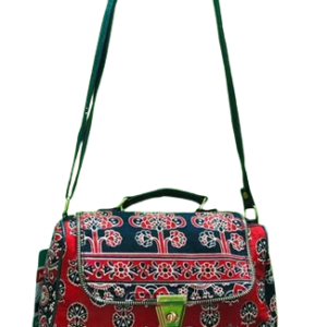 ajrakh printed duffle bags