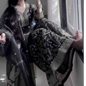 silk kurti palazzo dupatta set (copy)