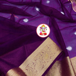 muslin organza saree