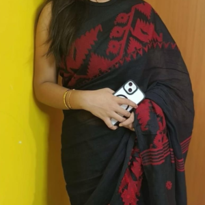 linen jamdani saree