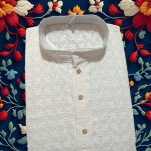 men's chikankari kurta