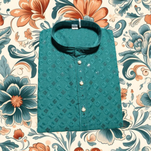 men's chikankari kurta