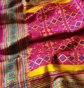 assam khadi cotton saree