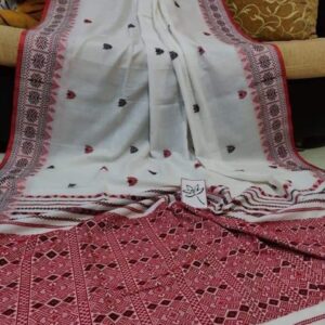 assam khadi cotton saree