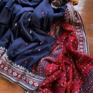 assam khadi cotton saree