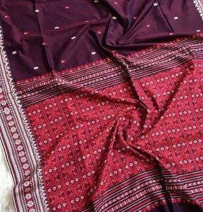 assam khadi cotton saree