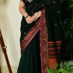 assam khadi cotton saree