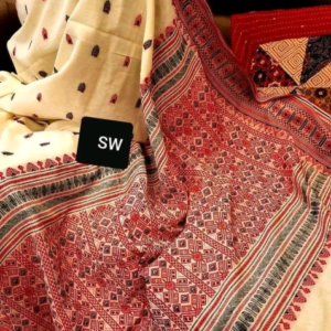 assam khadi cotton saree
