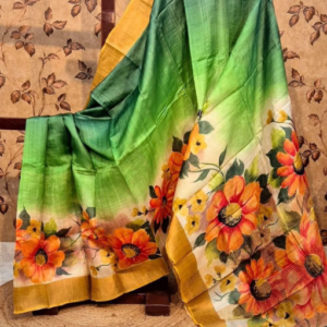 chanderi silk saree