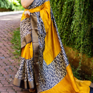 chanderi silk saree