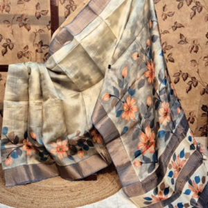 chanderi silk saree